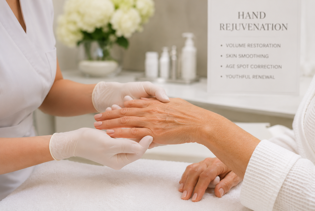 Hand rejuvenation treatment for smoother, younger-looking hands in New Orleans