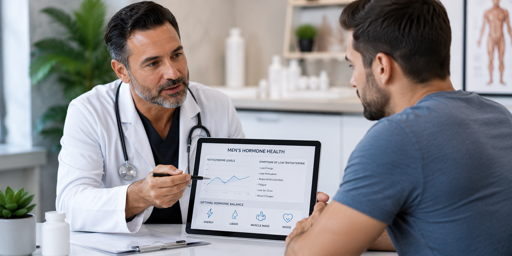 Men’s hormone therapy for healthy aging and hormone optimization