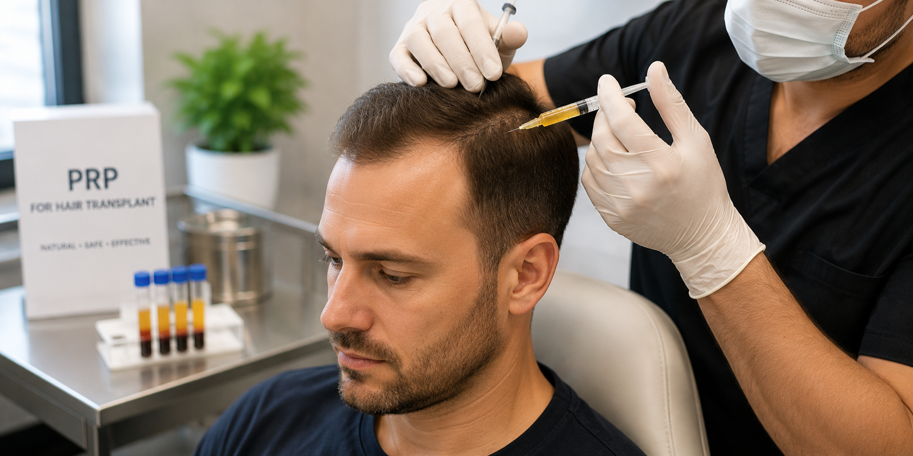 PRP hair restoration treatment for natural hair regrowth in New Orleans