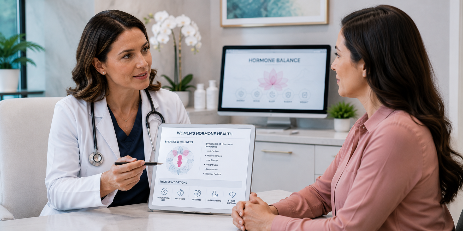 Women’s hormone therapy for healthy aging and hormonal balance